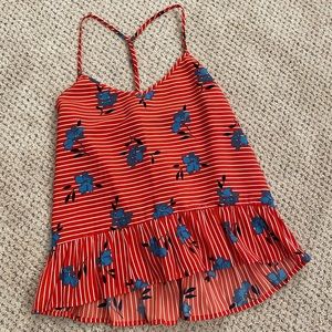 Abercrombie Floral Print Cami, size XS